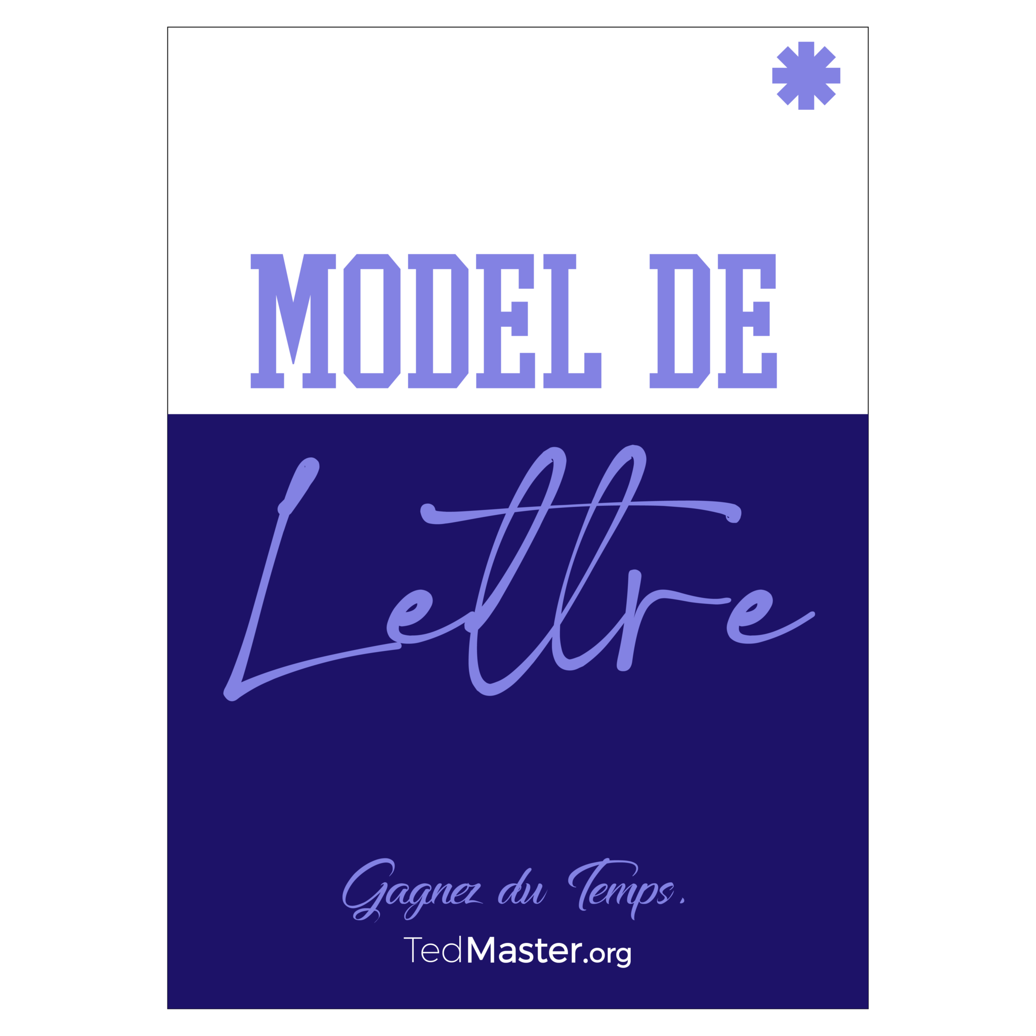 Model de Lettre sur TedMaster.org